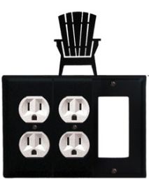 Adirondack - Double Outlet and Single GFI Cover