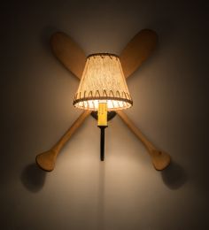 15.5"W Paddle Wall Sconce