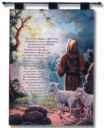 The Lord is My Shepherd Fine Art Tapestry