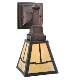 8.75"W Valley view Mission Wall Sconce