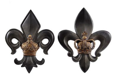 Fleur De Lis Wall Plaques