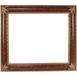 Elegant Burl & Gold Frame 24X36BMG