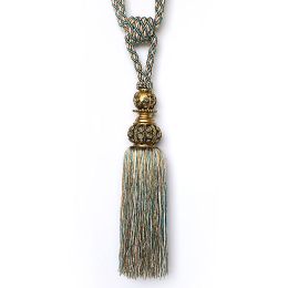 Aztec Turquoise Tassel -2pk