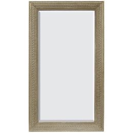 Beaded Mirror- Silver