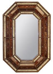 Peruvian Reverse Octagonal Mirror