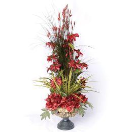 Red Cone Flower Arrangement