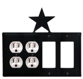 Star - Double Outlet and Double GFI Cover