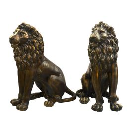 Burnished Lion Large - Set of 2