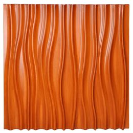 Rippled Wall Art - Terra Cotta