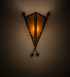 12"W Desert Arrow Wall Sconce