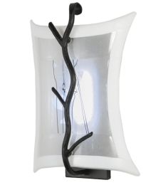 10"W Twigs LED Fused Glass Wall Sconce