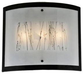 24"W Metro Fusion Twigs Glass Wall Sconce