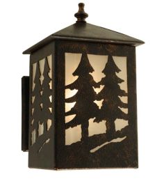 5.75"W Seneca Tall Pines Wall Sconce