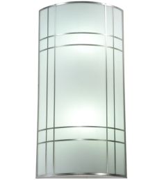 18.25"W Lunette Wall Sconce