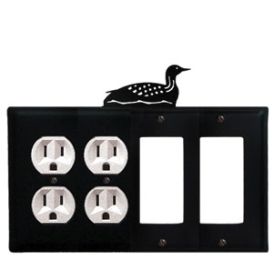 Loon - Double Outlet and Double GFI Cover