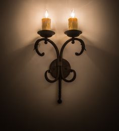 11"W Andorra 2 LT Wall Sconce