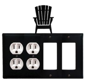 Adirondack - Double Outlet and Double GFI Cover