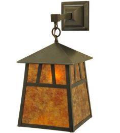 8"W Stillwater Double Bar Mission Wall Sconce