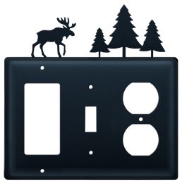 Moose & Pine Trees- Single GFI, Switch and Outlet Cover