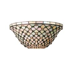 14"W Diamond & Jewel Wall Sconce