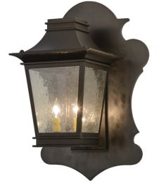 16.5"W Fanucchi Lantern Wall Sconce