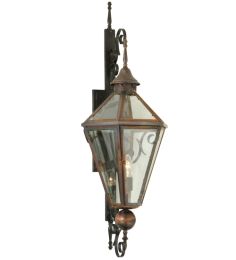 14"W Millesime Clear Lantern Wall Sconce