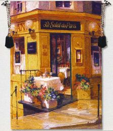 La Petite Terrasse Fine Art Tapestry