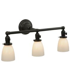 23.5"W Revival Chelsea 3 LT Paddle Socket Wall Sconce