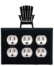 Adirondack - Triple Outlet Cover