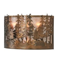 20"W Tall Pines Wall Sconce