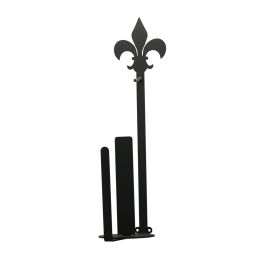 Fleur-de-lis - Paper Towel Holder Holder Vertical Wall Mount