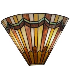 13"W Prairie Delta Wall Sconce