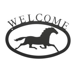 Running Horse - Welcome Sign Small