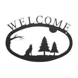 Timber Wolf - Welcom Sign Small