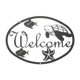 Ocean - Welcome Sign Medium