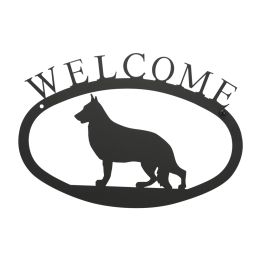 German Shepherd - Welcome Sign Small