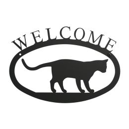 Cat at Play - Welcome Sign Small