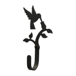 Hummingbird & Flower Wall Hook Small