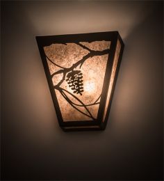 7"W Whispering Pines Wall Sconce