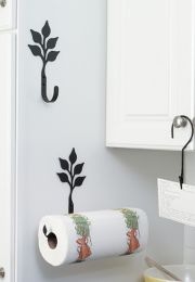 Leaf  - Paper Towel Holder Horizontal Wall Mount