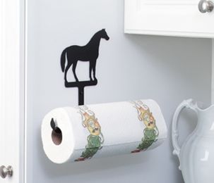 Horse - Paper Towel Holder Horizontal Wall Mount