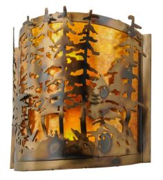 12"W Tall Pines Wall Sconce