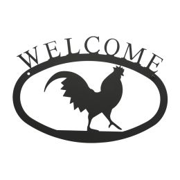 Rooster - Welcome Sign Large