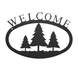 Pine Trees - Welcome Sign Large