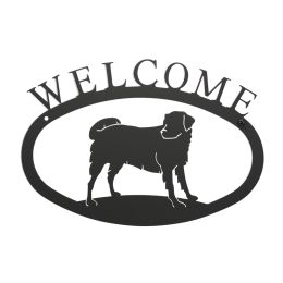 Dog - Welcome Sign Large