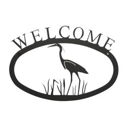 Heron - Welcome Sign Large