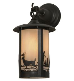 7"W Fulton Deer Creek Hanging Wall Sconce