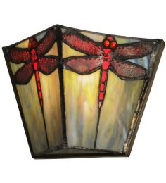 7.5"W Prairie Dragonfly Wall Sconce