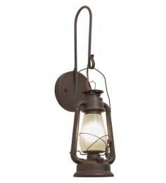 7"W Miner's Lantern Wall Sconce