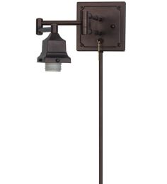 5-12.5"W Mahogany Bronze 1 LT Adjustable Wall Sconce Hardware